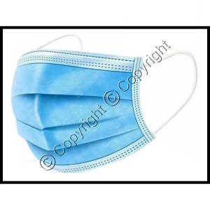 Protective 3-Ply Disposable Face Mask w/ Ear Loops