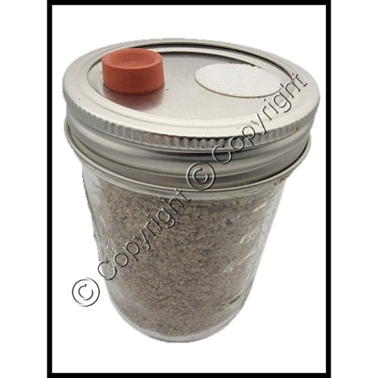 Brown Rice Flour (BRF) Jar - Mushroom Substrate