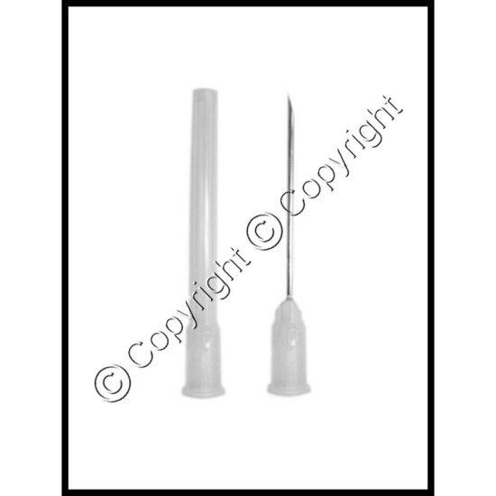 18 Gauge 1.5" Needle - Luer Lock - Sterile - Click Image to Close