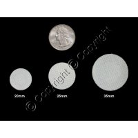 (image for) Adhesive Synthetic Filter Disc Stickers - 35 mm - Sheet of 21