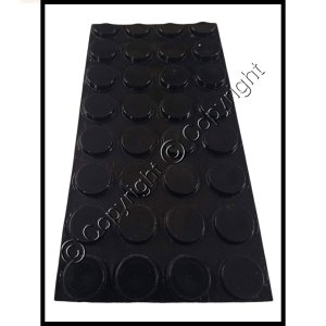 (image for) Peel & Stick™ Adhesive Rubber Injection Ports - Sheet of 32