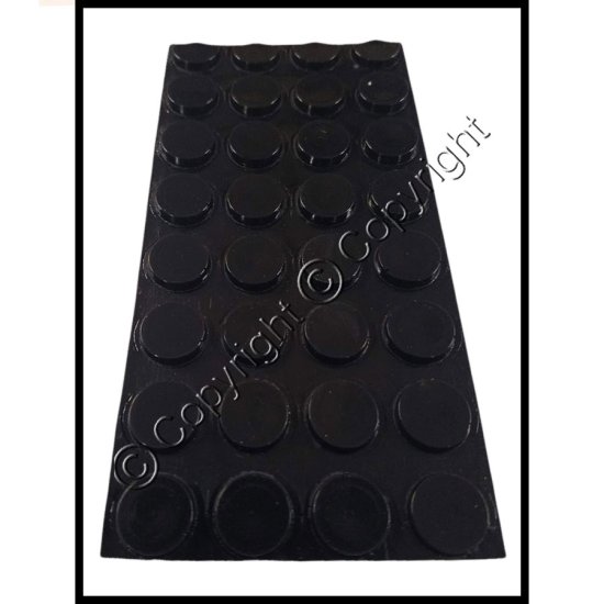 (image for) Peel & Stick™ Adhesive Rubber Injection Ports - Sheet of 32