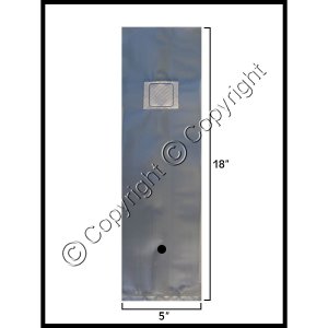 (image for) Medium Mushroom Grow Bag w/ Injection Port [5.0 µm Micron Filter] Unicorn Bag Type 10B‑Inj