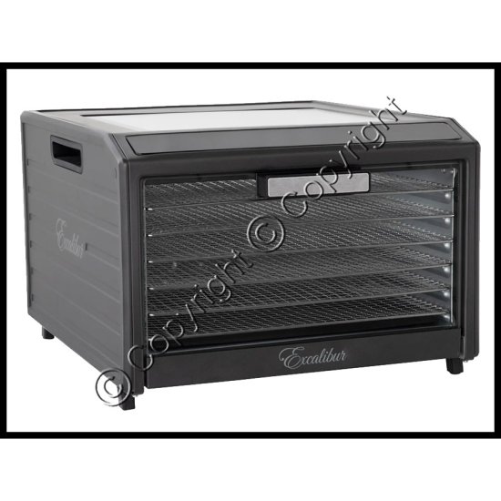 (image for) Excalibur Dehydrator - 6 Tray - Performance Digital Dehydrator, in Stainless Steel