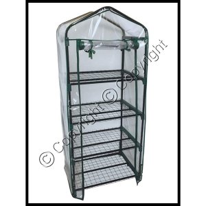 (image for) 4 Tier 5 Ft. Mushroom Greenhouse