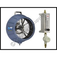 (image for) 1/4 HP, 3 Blade Humidifan w/ Flowmeter Panel