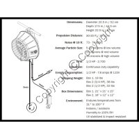 (image for) 1/2 HP, 3 Blade Turbo Humidifan w/ Flowmeter Panel
