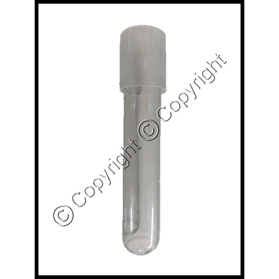 (image for) Glass Culture Tube with Clear Cap