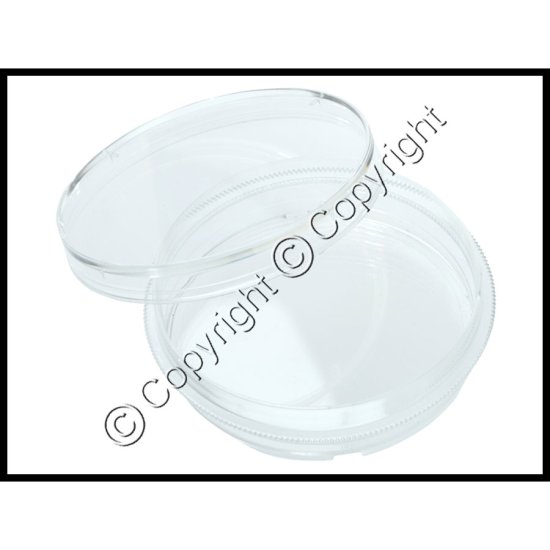 (image for) Disposable Stackable Petri Dishes - 100mm x 15mm - Sterile - 10/PK