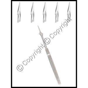 (image for) Surgical Steel Scalpel with Blades