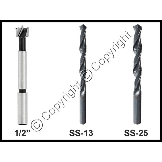 (image for) Drill Bits for Mushroom Liquid Culture Jar Lids