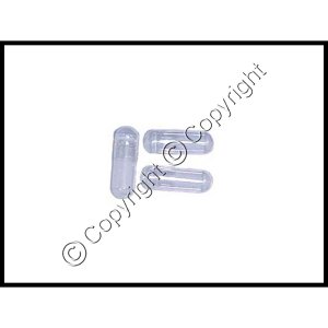 (image for) Empty "0" Gelatin Capsules