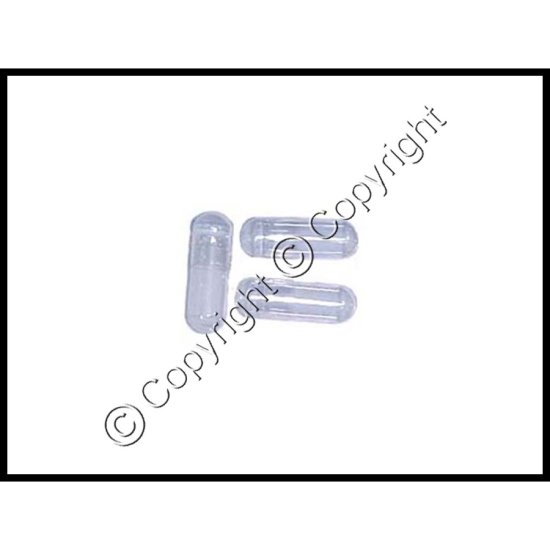 (image for) Empty "0" Gelatin Capsules